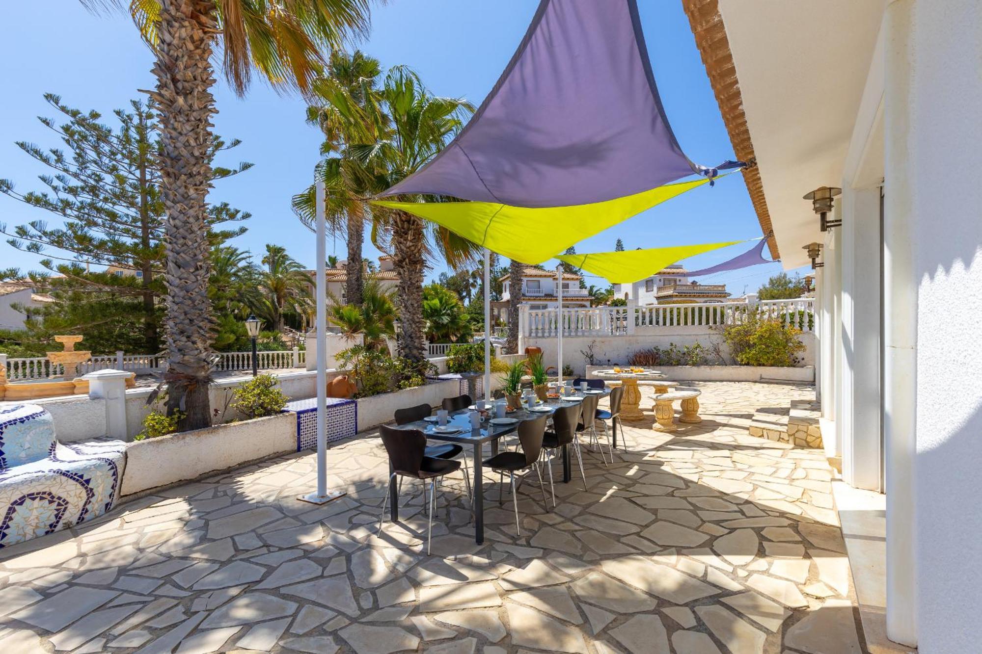 Villa Fidalsa Grand Mediterranean Beachfront Playa Flamenca Exterior foto